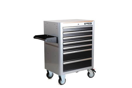 H�llare pappersrulle till vagn