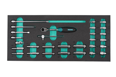 Hylsverktyg 1/4  29st