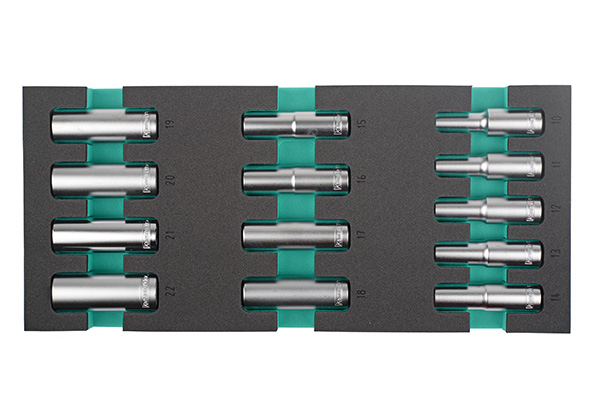 Hylsor 1/2  10 - 22mm. l�nga